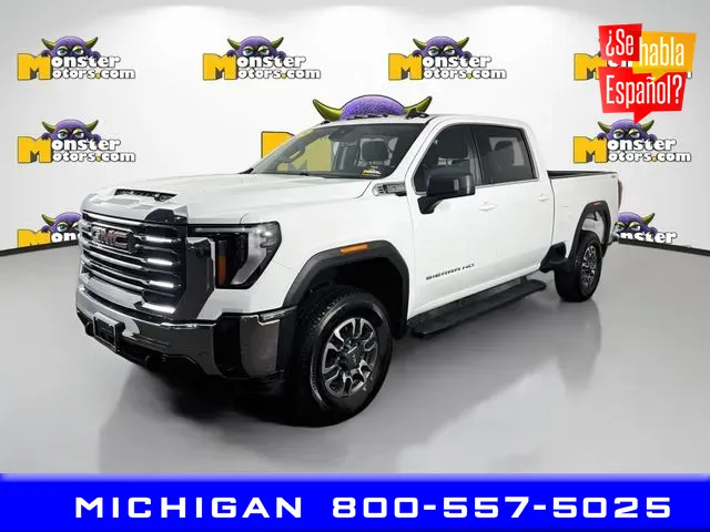White 2024 GMC Sierra 2500 HD SLE for sale in Michigan Center, MI