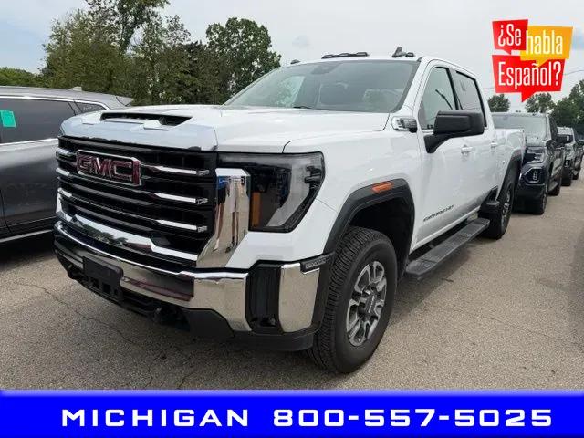 White 2024 GMC Sierra 2500 HD SLE for sale in Michigan Center, MI