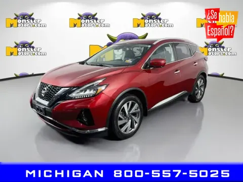 Red 2021 Nissan Murano SL for sale in Michigan Center, MI