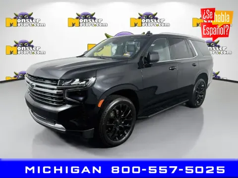Black 2023 Chevrolet Tahoe LT for sale in Michigan Center, MI