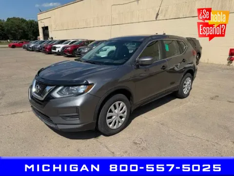 Gray 2017 Nissan Rogue S for sale in Michigan Center, MI