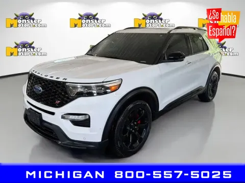 White 2023 Ford Explorer ST for sale in Michigan Center, MI