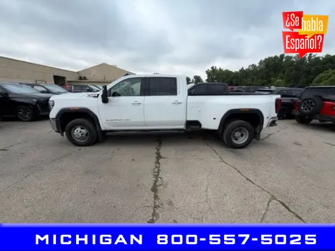 White 2024 GMC Sierra 3500 HD SLE for sale in Michigan Center, MI