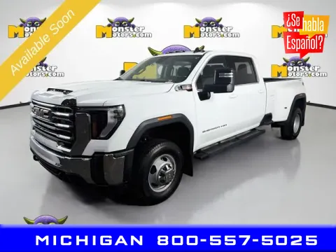 White 2024 GMC Sierra 3500 HD SLE for sale in Michigan Center, MI