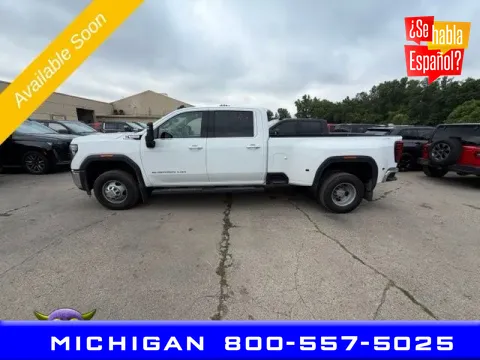 White 2024 GMC Sierra 3500 HD SLE for sale in Michigan Center, MI