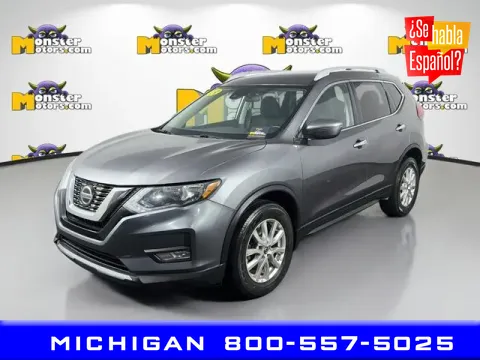 Gray 2019 Nissan Rogue SV for sale in Michigan Center, MI