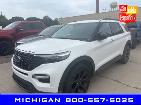 White 2023 Ford Explorer ST for sale in Michigan Center, MI