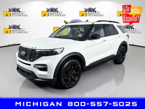White 2023 Ford Explorer ST for sale in Michigan Center, MI