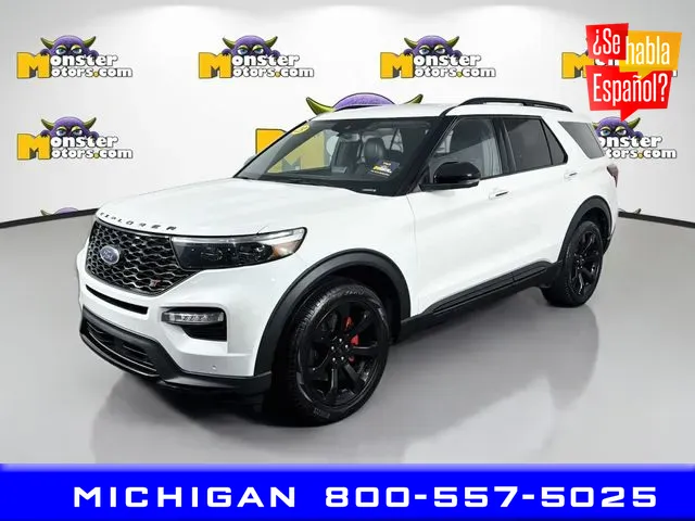 White 2023 Ford Explorer ST for sale in Michigan Center, MI