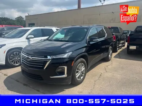 Black 2023 Chevrolet Traverse LT for sale in Michigan Center, MI
