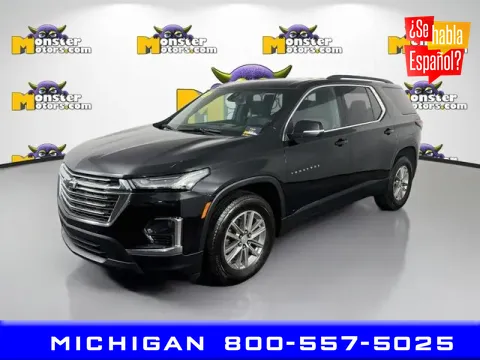Black 2023 Chevrolet Traverse LT for sale in Michigan Center, MI