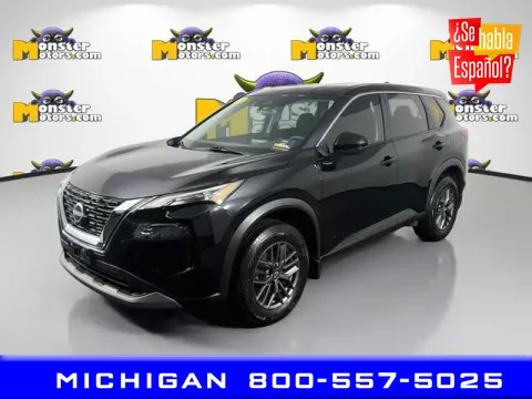 Black 2023 Nissan Rogue S for sale in Michigan Center, MI
