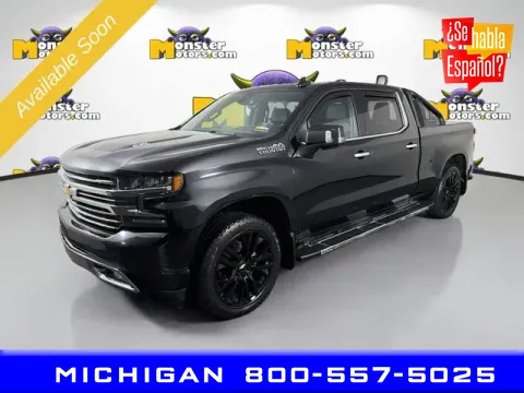Black 2019 Chevrolet Silverado 1500 High Country for sale in Michigan Center, MI