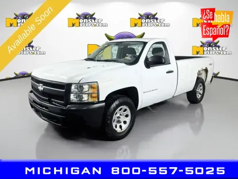 White 2009 Chevrolet Silverado 1500 Work Truck for sale in Michigan Center, MI