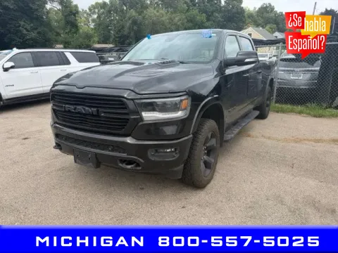 Black 2020 Ram 1500 Laramie for sale in Michigan Center, MI