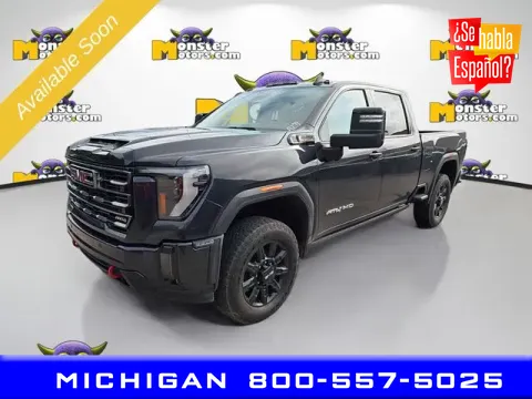 Black 2024 GMC Sierra 3500 HD AT4 for sale in Michigan Center, MI