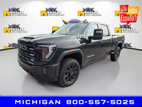 Black 2024 GMC Sierra 3500 HD AT4 for sale in Michigan Center, MI