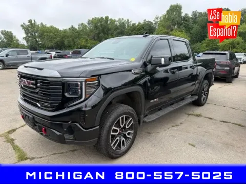 Black 2023 GMC Sierra 1500 AT4 for sale in Michigan Center, MI