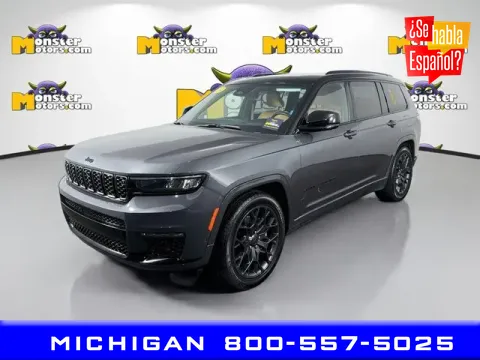 Gray 2024 Jeep Grand Cherokee L Summit for sale in Michigan Center, MI