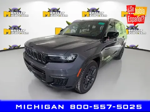 Gray 2024 Jeep Grand Cherokee L Summit for sale in Michigan Center, MI