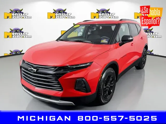 Red 2021 Chevrolet Blazer LT for sale in Michigan Center, MI