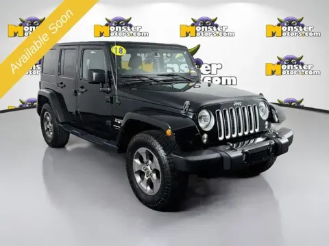 Another view of 2018 Jeep Wrangler JK Unlimited Sahara for sale in Michigan Center, MI at Monster Motors - Jackson, MI