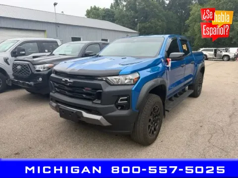 Blue 2023 Chevrolet Colorado Trail Boss for sale in Michigan Center, MI