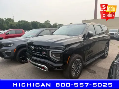 Black 2025 Chevrolet Tahoe Z71 for sale in Michigan Center, MI