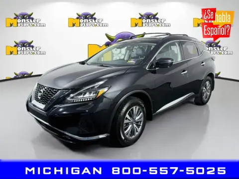 Black 2022 Nissan Murano SV for sale in Michigan Center, MI