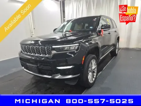 Black 2022 Jeep Grand Cherokee L Summit for sale in Michigan Center, MI
