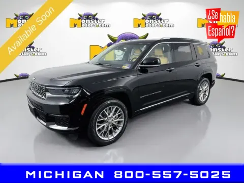 Black 2022 Jeep Grand Cherokee L Summit for sale in Michigan Center, MI