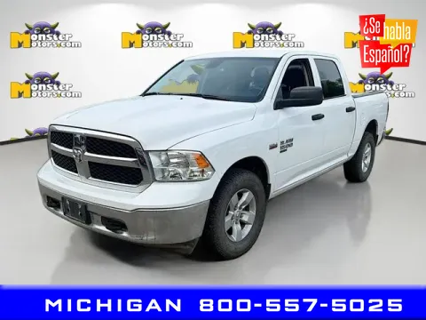 White 2023 Ram 1500 Classic SLT for sale in Michigan Center, MI