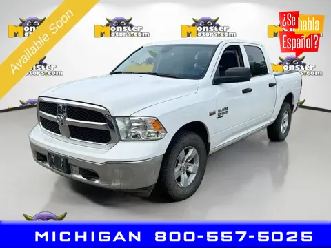 White 2023 Ram 1500 Classic SLT for sale in Michigan Center, MI