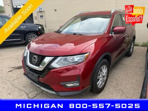 Red 2020 Nissan Rogue SV for sale in Michigan Center, MI