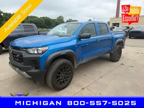 Blue 2023 Chevrolet Colorado Trail Boss for sale in Michigan Center, MI