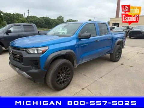 Blue 2023 Chevrolet Colorado Trail Boss for sale in Michigan Center, MI
