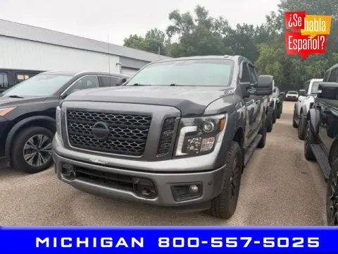 Gray 2019 Nissan Titan for sale in Michigan Center, MI
