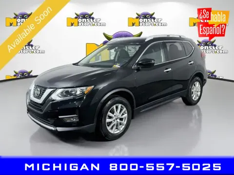 Black 2019 Nissan Rogue SV for sale in Michigan Center, MI