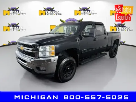 Black 2014 Chevrolet Silverado 2500 HD LTZ for sale in Michigan Center, MI