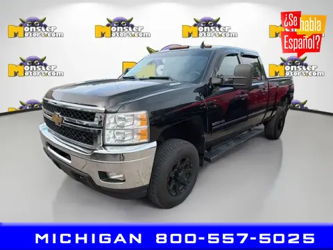 Black 2014 Chevrolet Silverado 2500 HD LTZ for sale in Michigan Center, MI