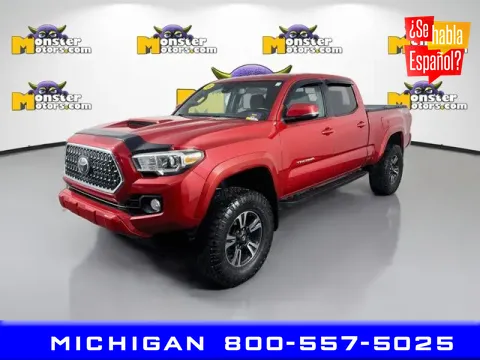 Red 2018 Toyota Tacoma TRD Sport for sale in Michigan Center, MI
