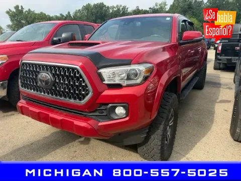 Red 2018 Toyota Tacoma for sale in Michigan Center, MI