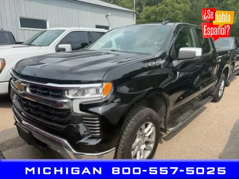 Black 2022 Chevrolet Silverado 1500 LT for sale in Michigan Center, MI