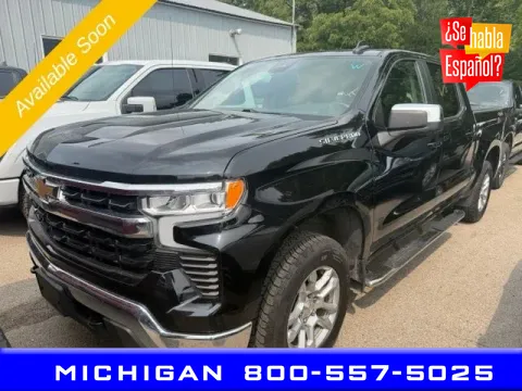 Black 2022 Chevrolet Silverado 1500 LT for sale in Michigan Center, MI
