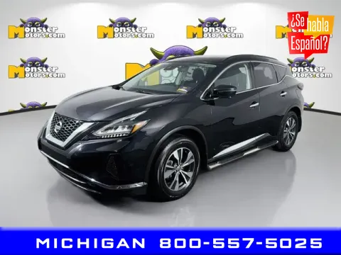 Black 2021 Nissan Murano SV for sale in Michigan Center, MI
