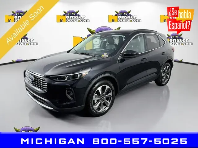 Black 2023 Ford Escape Hybrid Platinum for sale in Michigan Center, MI
