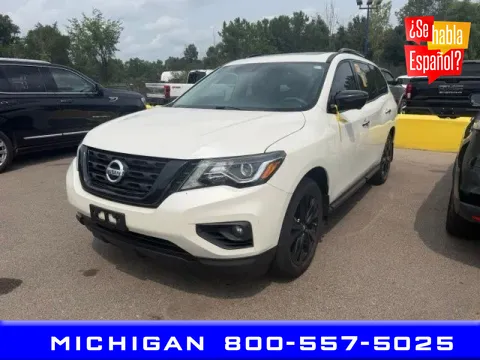Black 2018 Nissan Pathfinder SL for sale in Michigan Center, MI