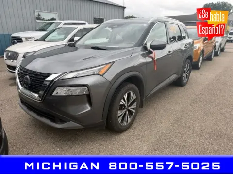 Gray 2021 Nissan Rogue SV for sale in Michigan Center, MI