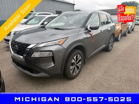 Gray 2021 Nissan Rogue SV for sale in Michigan Center, MI