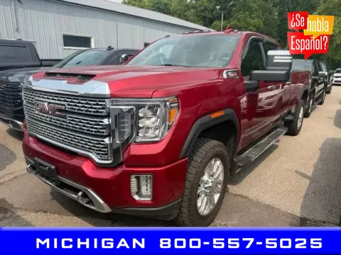 Red 2022 GMC Sierra 3500 HD Denali for sale in Michigan Center, MI